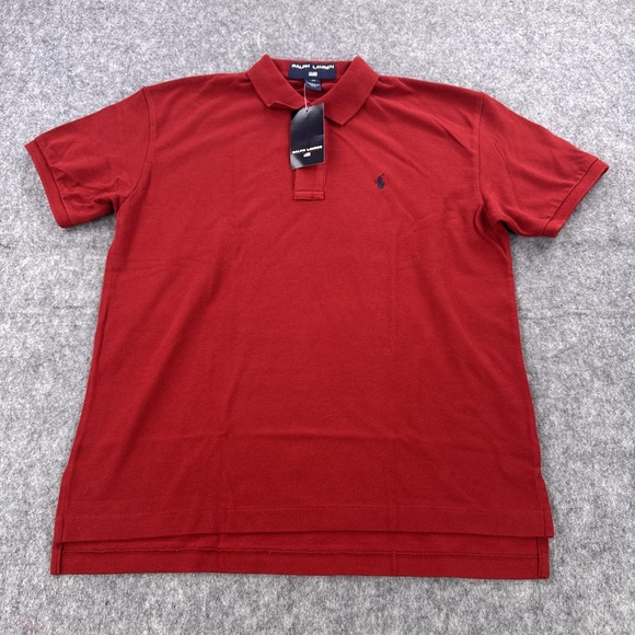 Ralph Lauren Polo Shirt Womens Medium Red Polo Sport Nabisco Advertising Pique - Picture 1 of 11